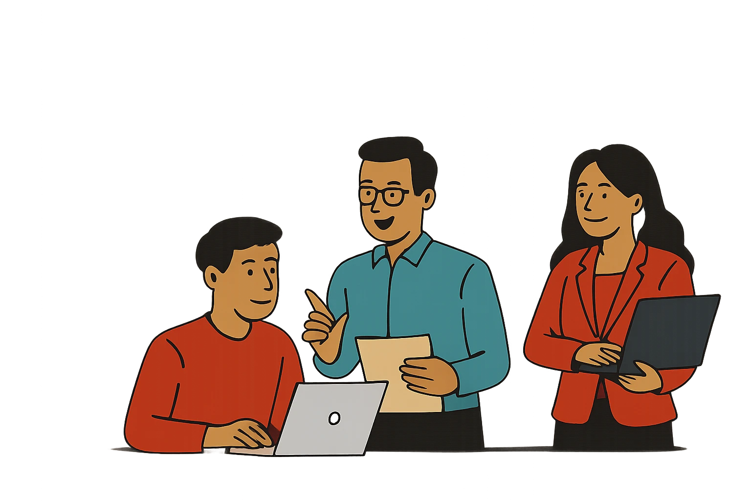 Business Solutions Illustration